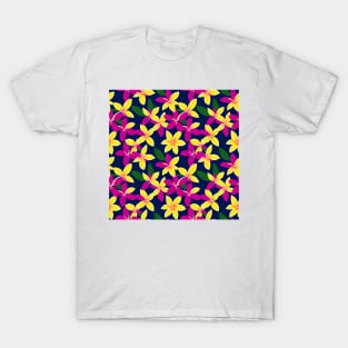 Tropical Floral Symphony T-Shirt